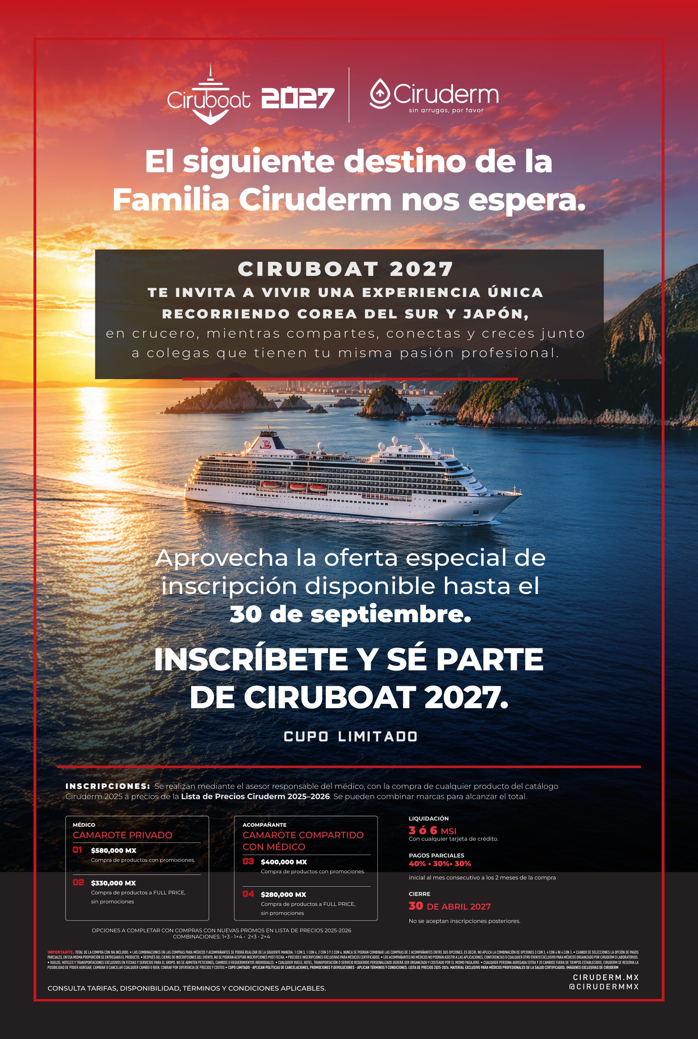 Arte de campaña de la preventa de septiembre de 2026.